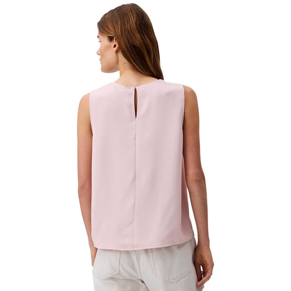 Womens Calvin Klein Solid Crew Neck Shell Tank Top