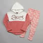 Girls &#40;7-12&#41; Insta Girl Blessed Fur Hoodie & Camo Leggings Set - image 1