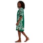 Womens Figueroa & Flower Elbow Sleeve Tie Neck Shift Dress - image 3
