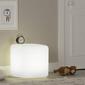 South Shore Sweedi White Lighted Cube Nightstand - image 1