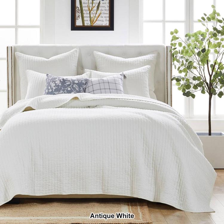 Greenland Home Fashions™ Monterrey Finely Stitch Solid Quilt Set