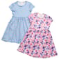 Girls (7-12) Emma & Elsa 2pk. Butterfly & Bear Short Sleeve Dress - image 2