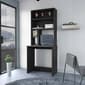 FM FURNITURE Sawgrass Black Computer Desk w/ Hutch - image 2