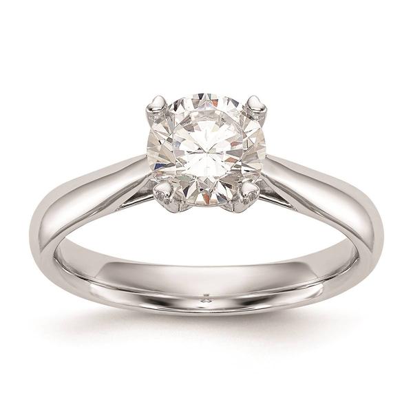 Pure Fire 14kt. White Gold 1ctw. Certified Lab Grown Diamond Ring - image 