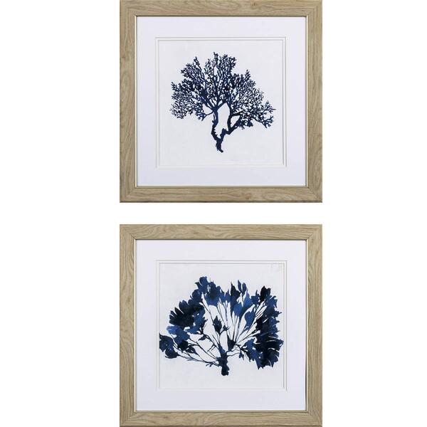 Propac Images&#40;R&#41; 2pc. Indigo Coral B Wall Art - image 