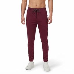Mens Bola Bonded Solid Joggers with Zipper Pockets