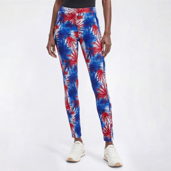 Womens Runway Ready Star Bursts Side Pocket Leggings - image 