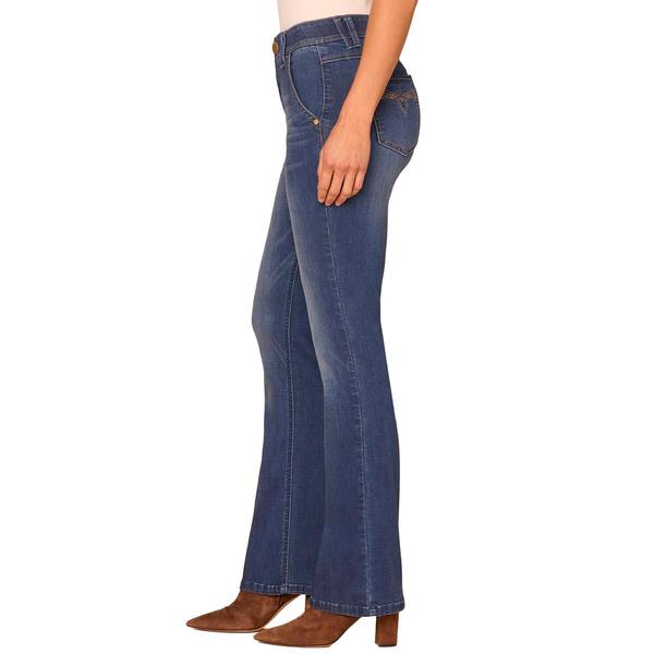 Womens Democracy “Ab”solution® Blue Itty Bitty Bootcut Jeans