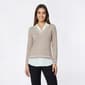 Womens Adrianna Papell Tipped Long Sleeve Two In One Sweater - image 1