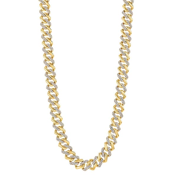 American Exchange Cuban Link Necklace/Bracelet/Earrings Set