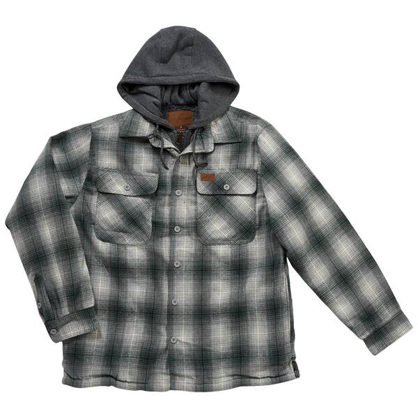 Mens Mountain Ridge Flannel Tik Tok Jacket - Grey - image 