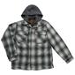 Mens Mountain Ridge Flannel Tik Tok Jacket - Grey - image 1