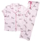 Womens Laura Ashley(R) Stripe Bicycles Capri Pajama Set - image 1