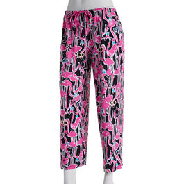 Plus Size HUE&#40;R&#41; Flamingo Festival Capri Pajama Set