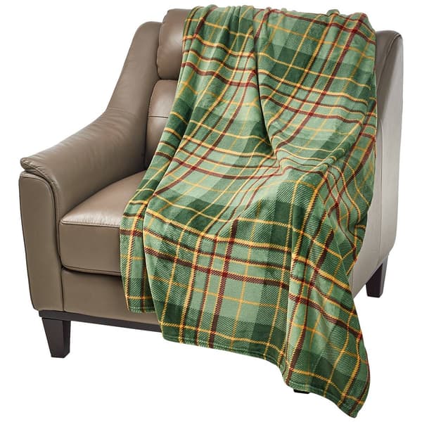 Ashley Cooper&#8482; Juniper Plaid Plush Throw