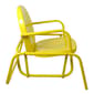 Northlight Seasonal Retro Metal Tulip Glider Patio Chair - image 3