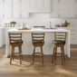 HH2 Home Ronan Slat Ladder Back Adjustable Height Swivel Stool - image 8