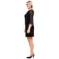 Womens MSK Long Sleeve Rhinestone Cutout Neck Dress - image 4