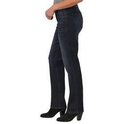 Petite Democracy “Ab”solution® Mid Rise Straight Leg Jeans