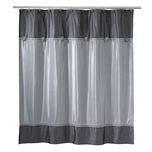 Avanti Braided Medallion Shower Curtain - image 