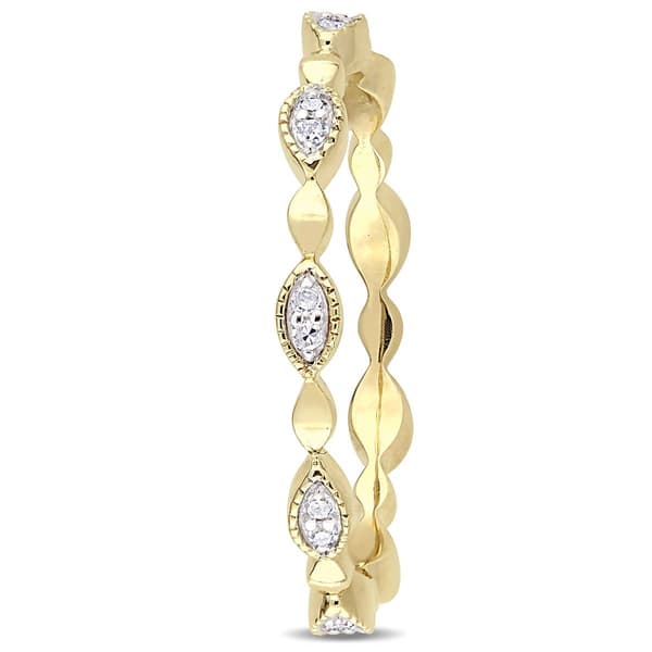 Diamond Classics&#8482; 10kt. Gold 1/10ct. Diamond Anniversary Ring