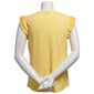 Womens Adrianna Papell Short Double Pleated Sleeve Solid Blouse - image 2