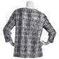 Plus Size Emily Daniels 3/4 Sleeve Final Jacquard Knit Blouse - image 2