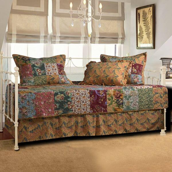 Greenland Home Fashions&#40;tm&#41; Antique Chic Patchwork Daybed Set - image 
