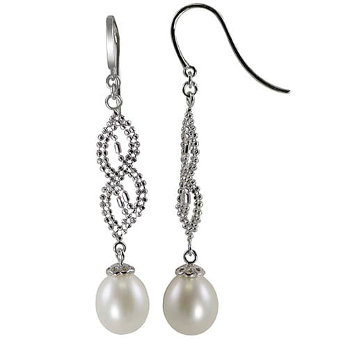 Gemstones Classics&#40;tm&#41; Pearl & Sterling Silver Earrings - image 