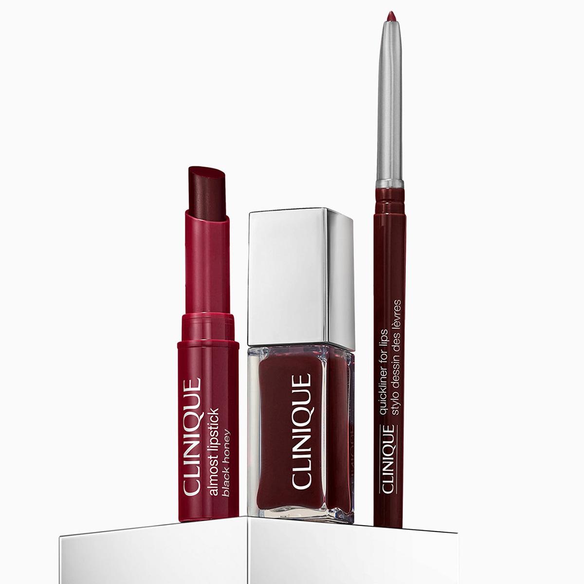 Clinique 3pc. Black Honey Lip & Cheek Makeup Gift Set - $55 Value