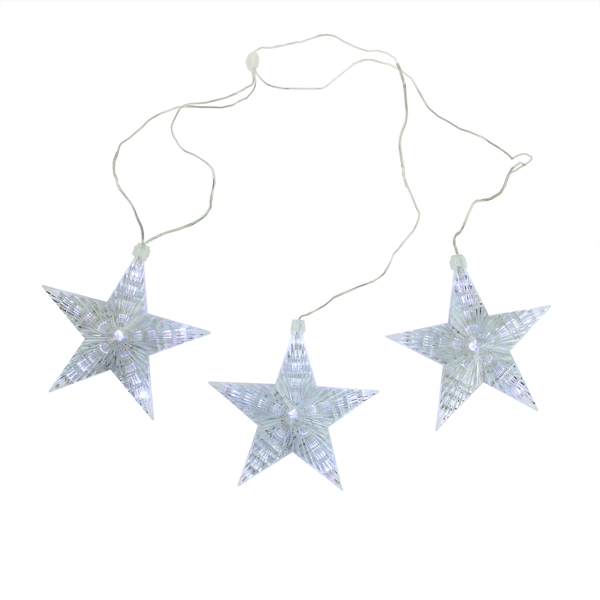 Northlight 3.5ft. LED Cascading Star White Christmas Lights