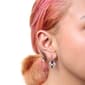 Haus of Brilliance Purple Amethyst Fleur de Lis Dangle Earrings - image 4