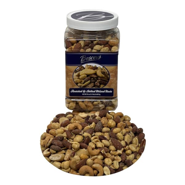 Boscov''s 24oz. Roasted Salted Mix Nuts - image 