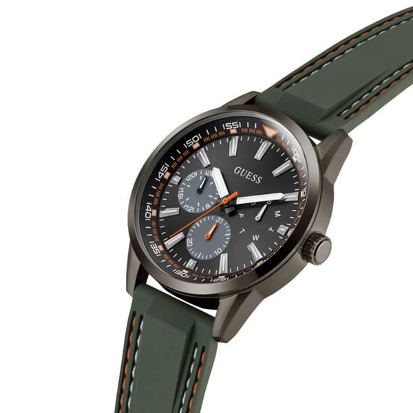 Mens Guess Black Sunray Dial Multi-Function Watch - GW0964G3