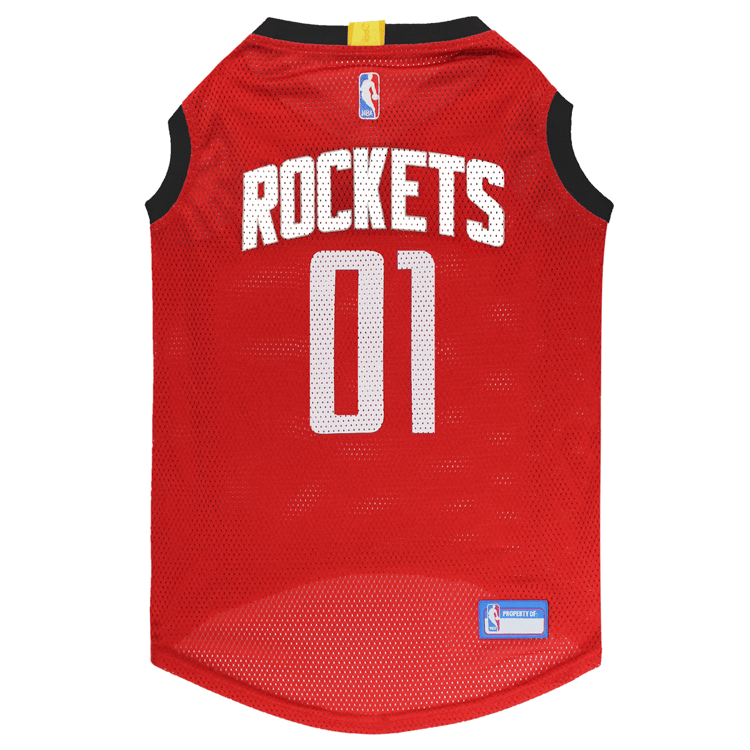 NBA Houston Rockets Basketball Mesh Pet Jersey