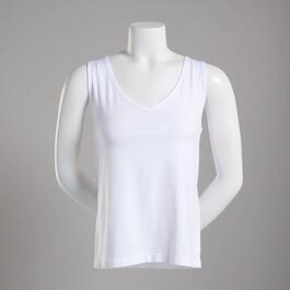 Womens French Laundry Seamless V-Neck Tank Top