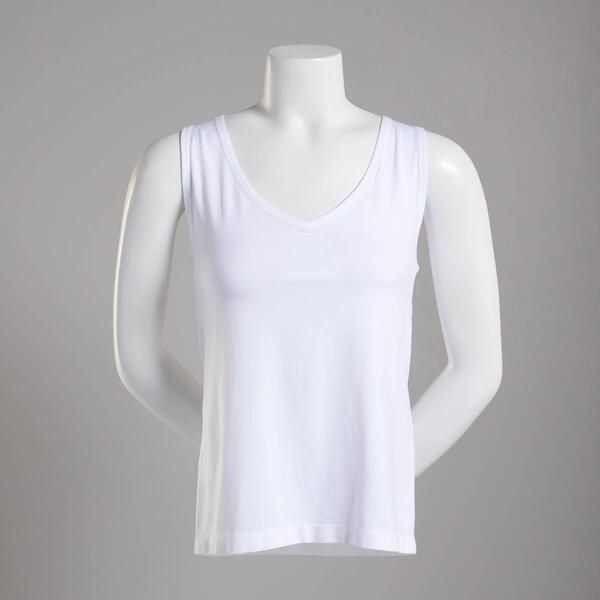 Womens French Laundry Seamless V-Neck Tank Top - image 