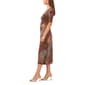 Womens MSK Long Sleeve V-Neck  Midi Dress - image 4