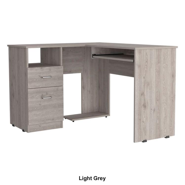 FM FURNITURE Raleigh L-shaped Office Desk