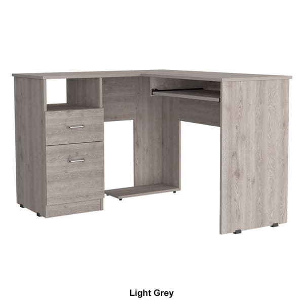 FM FURNITURE Raleigh L-shaped Office Desk