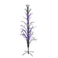 Northlight Seasonal 4ft. Halloween Purple Lights Black Tree - image 1