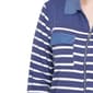 Womens NY Collection Zip Front Stripe French Terry Jacket - image 8