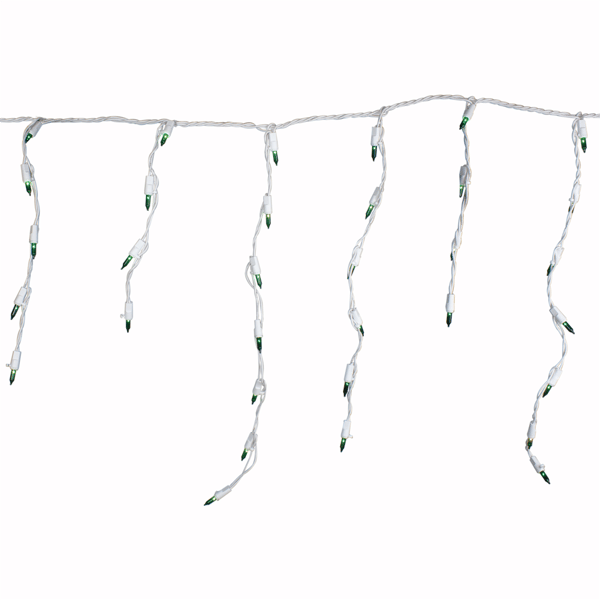 Northlight 3.5ft. Green Mini Icicle 100ct. Christmas Lights