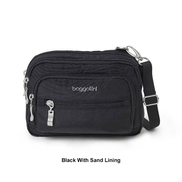 Baggallini Legacy Triple Zip Convertible Crossbody