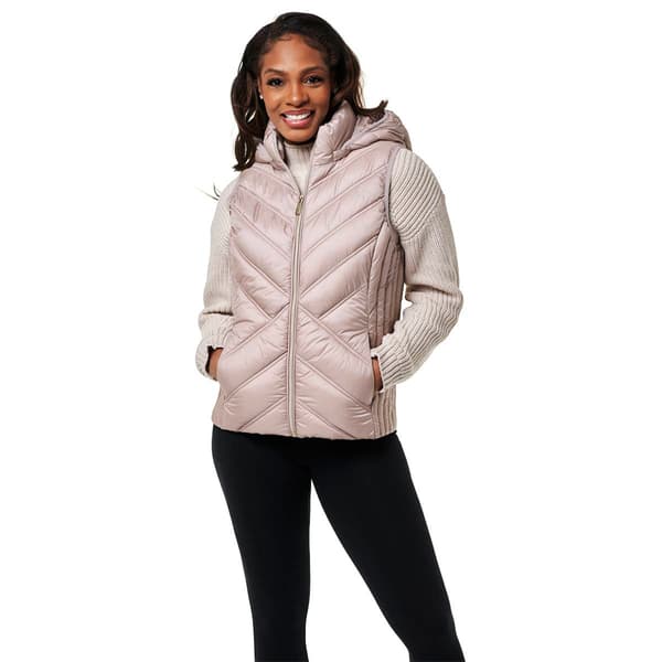Womens Michael Kors Packable Vest with Hood