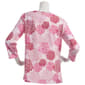 Womens Emily Daniels 3/4 Sleeve Abstract Jacquard Tunic Blouse - image 3