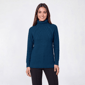 Petite Napa Valley Long Sleeve Cable Yoke Turtleneck Sweater - image 1