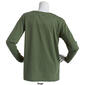 Womens Starting Point Super Soft V-Neck Long Sleeve Tee - image 4