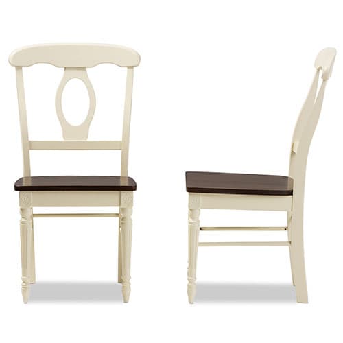 Baxton Studio Napoleon French Country Set of 2 Dining Chairs