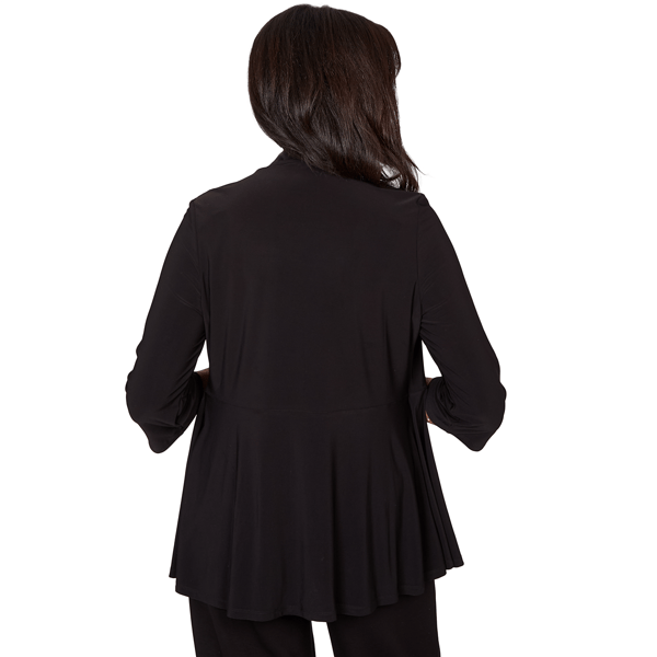 Petite Alfred Dunner Seville Geometric Two In One Blouse